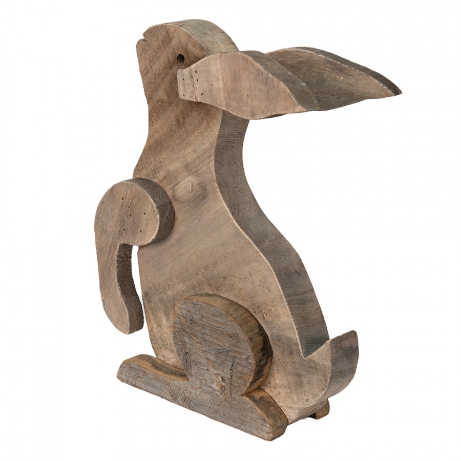 Coniglio in legno - 28x11x33 cm - Clayre&Eef